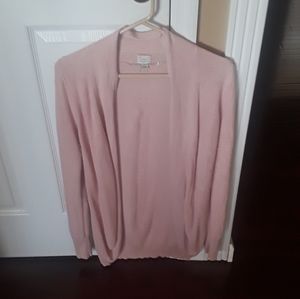 A new day light pink cardigan